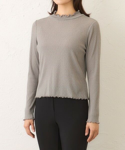 TO BE CHIC / トゥー ビー シック カットソー | シアーラメ カットソー | 詳細5