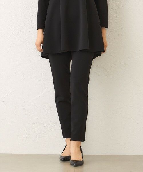 TO BE CHIC/トゥー ビー シック マットストレッチダンボール パンツ ブラック1 40 TO BE CHIC/トゥー ビー シック マットストレッチダンボール パンツ ブラック1 40