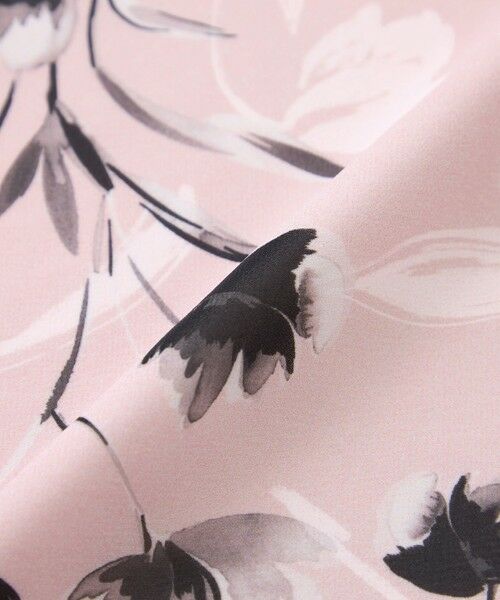 TO BE CHIC / トゥー ビー シック ロング・マキシ丈スカート | ダブルフラワープリント タックスカート | 詳細8