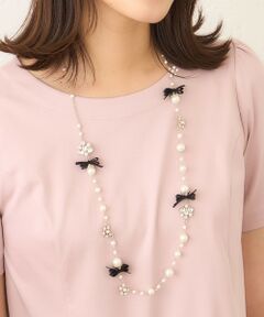 TO BE CHIC / トゥー ビー シック ネックレス・ペンダント・チョーカー | リボン＆パールネックレス