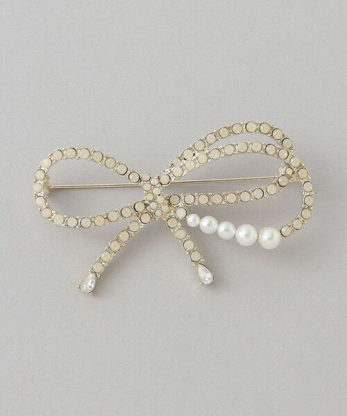 TO BE CHIC / トゥー ビー シック ネックレス・ペンダント・チョーカー | ガラスライン リボンブローチ | 詳細4