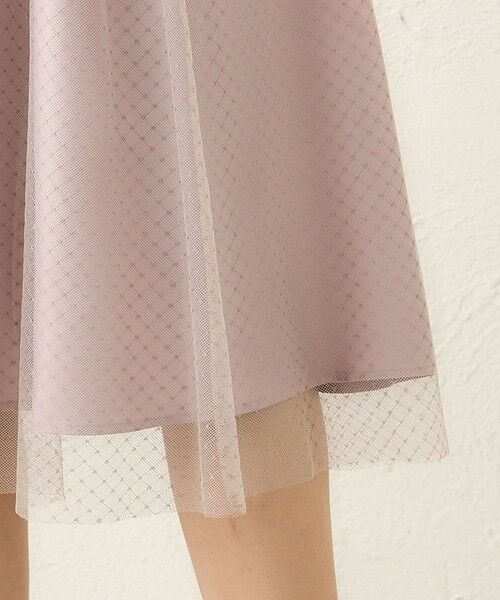 TO BE CHIC / トゥー ビー シック ロング・マキシ丈ワンピース | ニットコンビ チュールワンピース | 詳細12