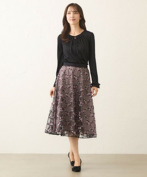 TO BE CHIC / トゥー ビー シック カットソー | リボンビジュー カットソー | 詳細2