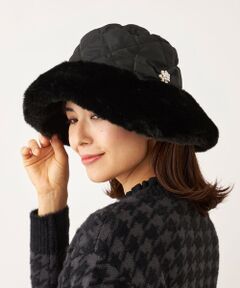 TO BE CHIC / トゥー ビー シック ハット | フェイクファーコンビ キルトハット