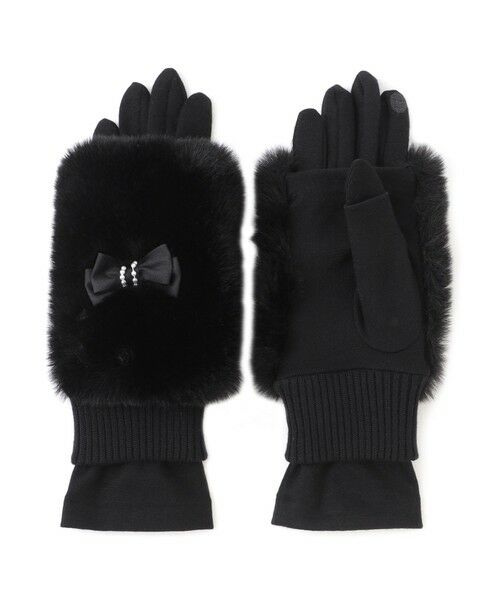 TO BE CHIC / トゥー ビー シック 手袋 | 3WAYフェイクファーグローブ | 詳細9