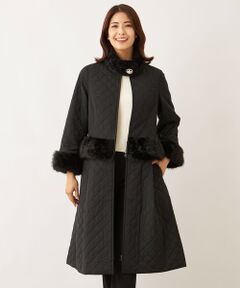 TO BE CHIC / トゥー ビー シック その他アウター | ファーコンビキルティング 2WAYコート