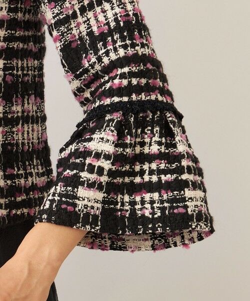 TO BE CHIC / トゥー ビー シック ノーカラージャケット | ファンシーツイード ノーカラージャケット | 詳細6