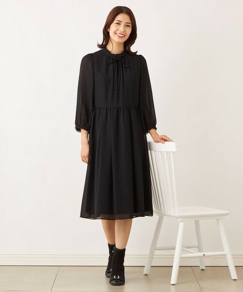 TO BE CHIC / トゥー ビー シック ノーカラージャケット | リボンニットファンシー ノーカラージャケット | 詳細1