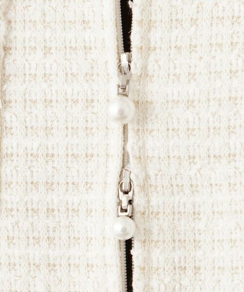 TO BE CHIC / トゥー ビー シック ノーカラージャケット | リボンニットファンシー ノーカラージャケット | 詳細8