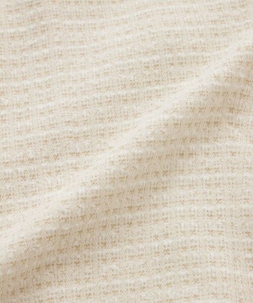 TO BE CHIC / トゥー ビー シック ノーカラージャケット | リボンニットファンシー ノーカラージャケット | 詳細11