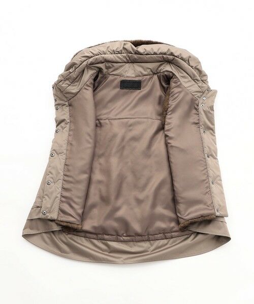 TO BE CHIC / トゥー ビー シック ノーカラージャケット | フェイクファー ドッキングジレ | 詳細11