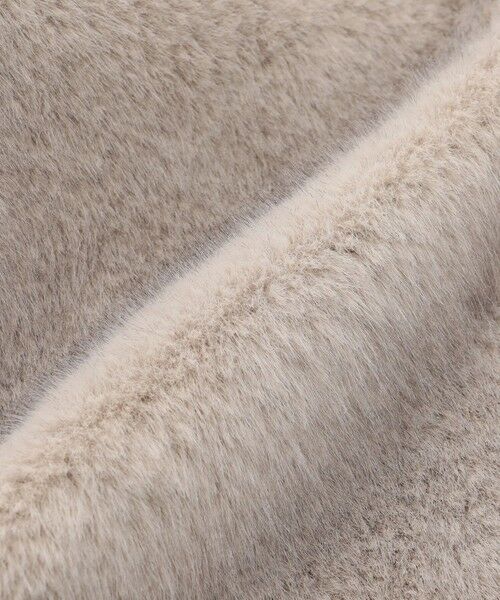 TO BE CHIC / トゥー ビー シック ノーカラージャケット | フェイクファー ステンカラーブルゾン | 詳細8