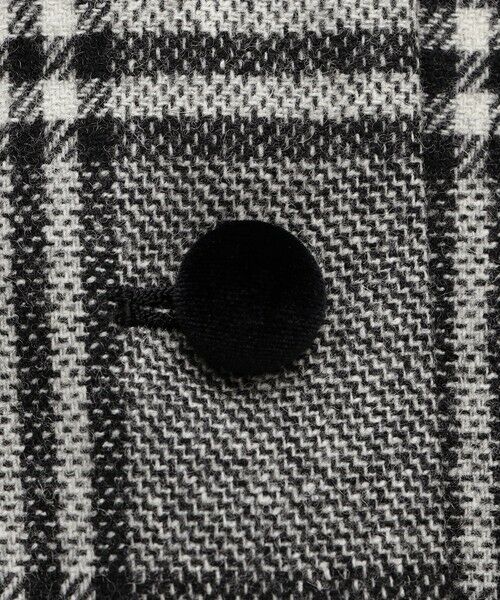 TO BE CHIC / トゥー ビー シック ノーカラージャケット | グレンチェック ノーカラージャケット | 詳細7