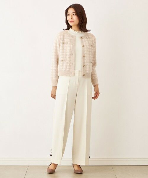 TO BE CHIC / トゥー ビー シック ブルゾン | フェザー千鳥 カーディガン | 詳細3