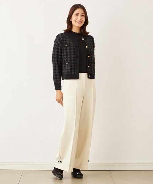 TO BE CHIC / トゥー ビー シック ブルゾン | フェザー千鳥 カーディガン | 詳細1