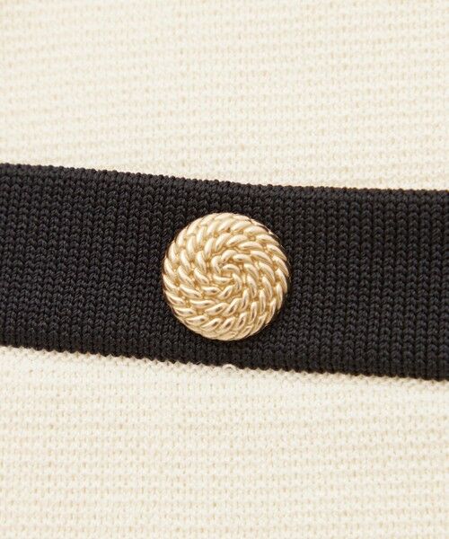 TO BE CHIC / トゥー ビー シック ブルゾン | バイカラー ショートカーディガン | 詳細8