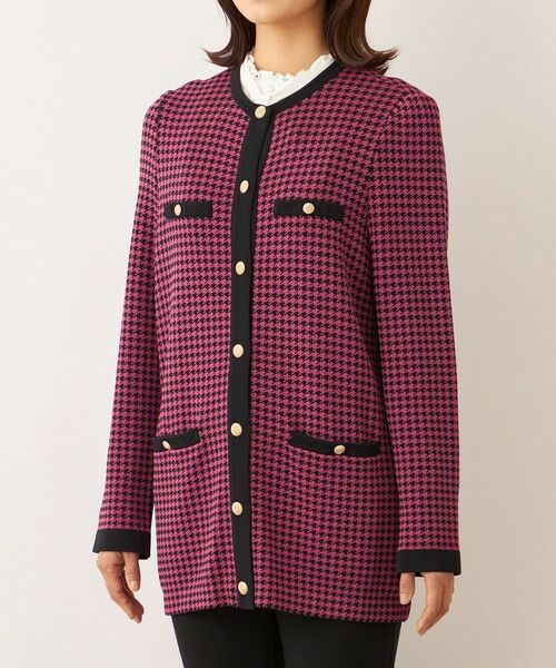 TO BE CHIC / トゥー ビー シック ブルゾン | 千鳥　ミドルカーディガン | 詳細5