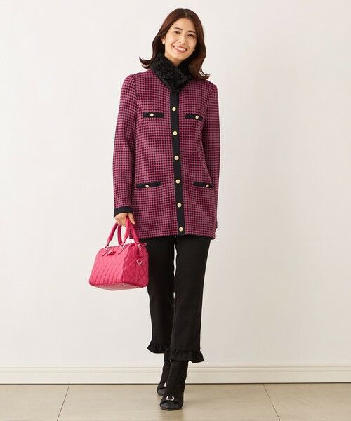 TO BE CHIC / トゥー ビー シック ブルゾン | 千鳥　ミドルカーディガン | 詳細2