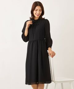 TO BE CHIC / トゥー ビー シック ロング・マキシ丈ワンピース | ブラックジョーゼット ワンピース