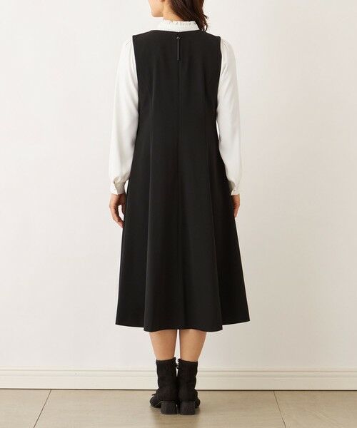 TO BE CHIC / トゥー ビー シック ロング・マキシ丈ワンピース | リボンモチーフ ジャンパースカート | 詳細4