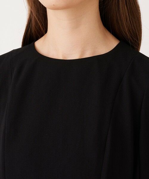 TO BE CHIC / トゥー ビー シック ロング・マキシ丈ワンピース | 【BLACK OF BLACKS】 ジョーゼットドレス | 詳細7