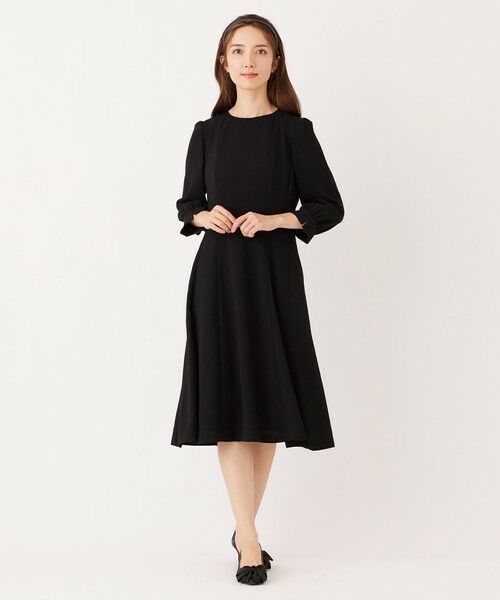 TO BE CHIC / トゥー ビー シック ロング・マキシ丈ワンピース | 【BLACK OF BLACKS】 ジョーゼットドレス | 詳細2