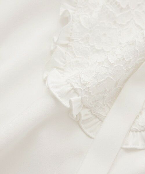 TO BE CHIC / トゥー ビー シック シャツ・ブラウス | フロントラッセル ブラウス | 詳細11