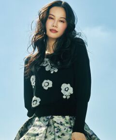 TO BE CHIC / トゥー ビー シック ニット・セーター | ラメフェザー モチーフニット