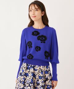 TO BE CHIC / トゥー ビー シック ニット・セーター | ラメフェザー モチーフニット