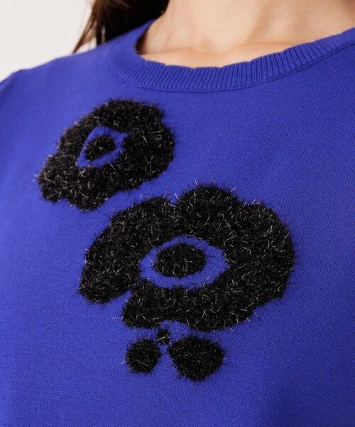 TO BE CHIC / トゥー ビー シック ニット・セーター | ラメフェザー モチーフニット | 詳細9