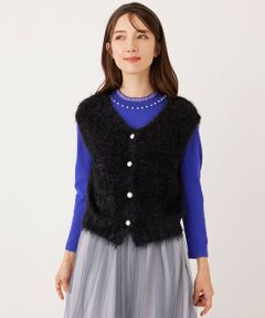 TO BE CHIC / トゥー ビー シック ニット・セーター | フェザーミックス 2WAYジレ
