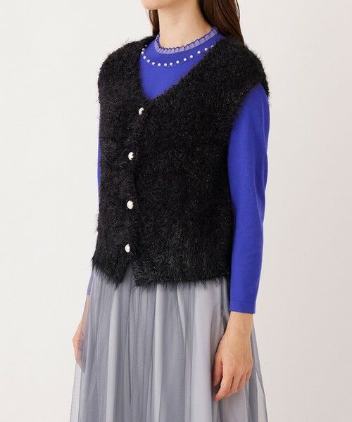 TO BE CHIC / トゥー ビー シック ニット・セーター | フェザーミックス 2WAYジレ | 詳細4