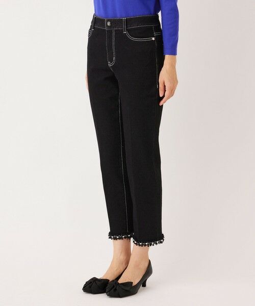 TO BE CHIC / トゥー ビー シック その他パンツ | ブラック スリムデニム | 詳細3