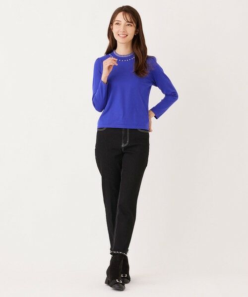 TO BE CHIC / トゥー ビー シック その他パンツ | ブラック スリムデニム | 詳細1