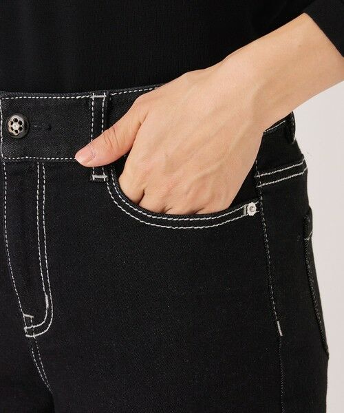 TO BE CHIC / トゥー ビー シック その他パンツ | ブラック ワイドデニム | 詳細6