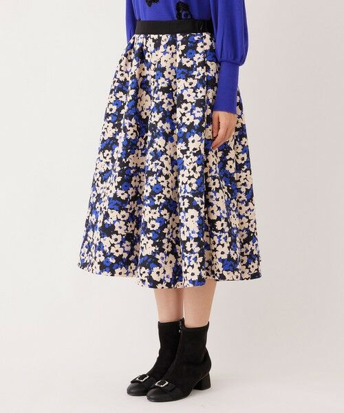 TO BE CHIC / トゥー ビー シック ロング・マキシ丈スカート | アブストラクトフローラル スカート | 詳細6