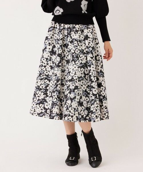 TO BE CHIC / トゥー ビー シック ロング・マキシ丈スカート | アブストラクトフローラル スカート | 詳細11