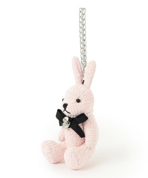 TO BE CHIC / トゥー ビー シック その他小物 | ツイードラビット バッグチャーム【ローズ】 | 詳細4