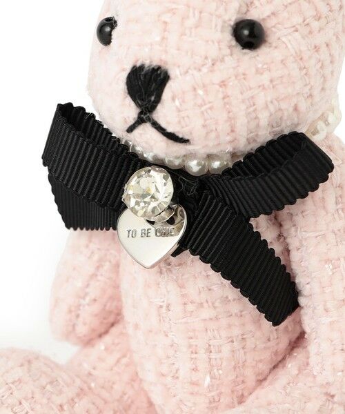 TO BE CHIC / トゥー ビー シック その他小物 | ツイードラビット バッグチャーム【ローズ】 | 詳細6