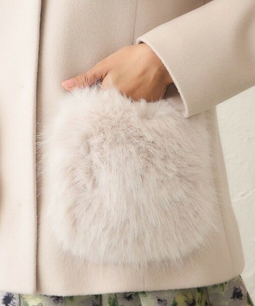 TO BE CHIC / トゥー ビー シック その他アウター | ファーコンビ アンゴラウールコート | 詳細8
