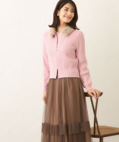 TO BE CHIC / トゥー ビー シック ブルゾン | ファーコンビ ケーブルカーディガン