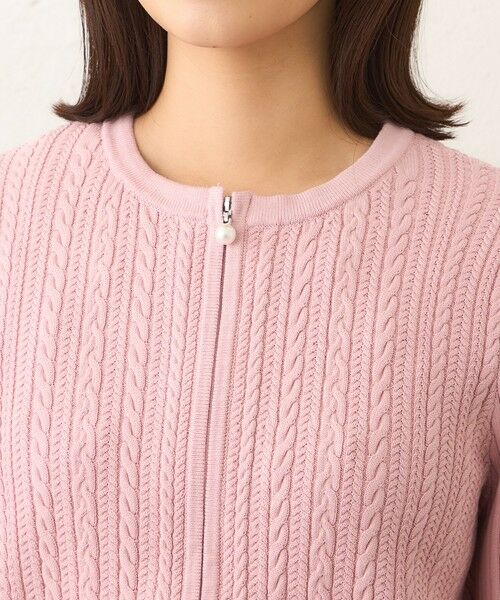 TO BE CHIC / トゥー ビー シック ブルゾン | ファーコンビ ケーブルカーディガン | 詳細9