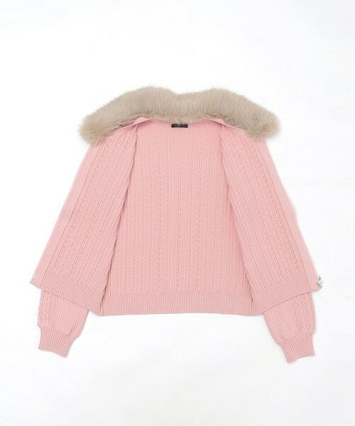 TO BE CHIC / トゥー ビー シック ブルゾン | ファーコンビ ケーブルカーディガン | 詳細12