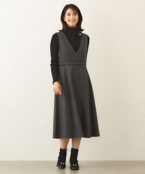 TO BE CHIC / トゥー ビー シック ニット・セーター | パールビジュー ケーブルリブニット | 詳細3