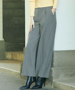 TO BE CHIC / トゥー ビー シック その他パンツ | ウォームジョーゼット ワイドパンツ