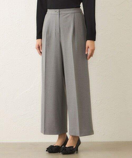TO BE CHIC / トゥー ビー シック その他パンツ | ウォームジョーゼット ワイドパンツ | 詳細5