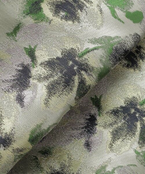 TO BE CHIC / トゥー ビー シック ロング・マキシ丈スカート | アンティークフラワー刺しゅう タックスカート | 詳細8