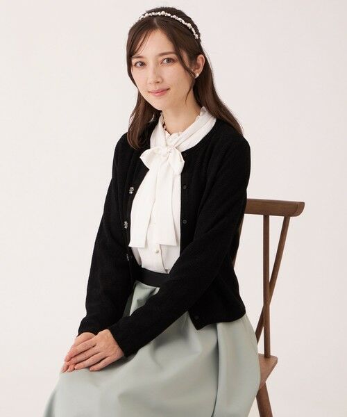 TO BE CHIC / トゥー ビー シック ブルゾン | レーヨンモール カーディガン | 詳細1