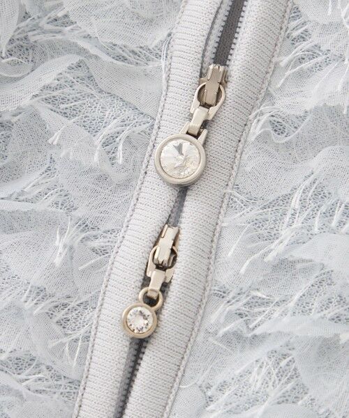 TO BE CHIC / トゥー ビー シック ブルゾン | フェザー刺しゅう コンビカーディガン | 詳細9