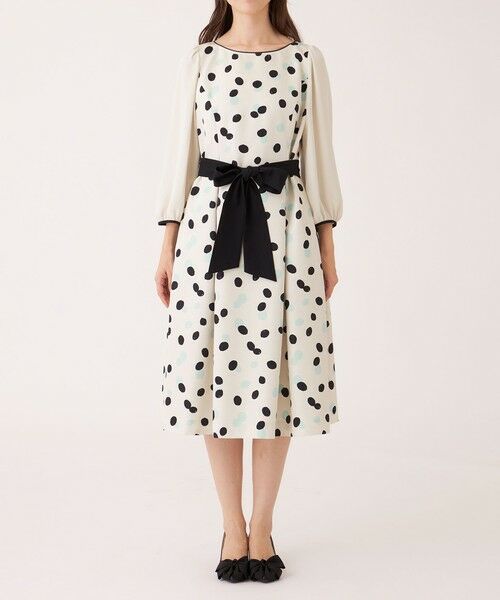 TO BE CHIC / トゥー ビー シック ロング・マキシ丈ワンピース | ランダムドット ワンピース | 詳細4